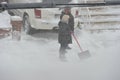 The Storm of snow Juno