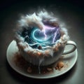 A storm in a teacup Royalty Free Stock Photo