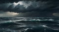 storm time bad weather storm wind Royalty Free Stock Photo