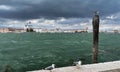 Storm in Venice, view of San Marco.