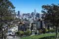 After the storm view of the San Francisco the city Royalty Free Stock Photo