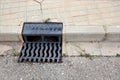 Storm water drain, Valencia region, Spain Royalty Free Stock Photo