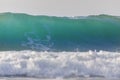 Storm waves on the Mediterranean coast. Beaches coast of Israel Royalty Free Stock Photo