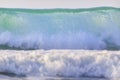 Storm waves on the Mediterranean coast. Beaches coast of Israel Royalty Free Stock Photo