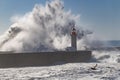 Storm waves over the Lighthouse