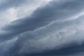 Stormclouds gathering on the sky Royalty Free Stock Photo