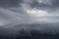 Stormclouds gathering on the sky Royalty Free Stock Photo