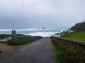 Storms at Cape Cornwall , Royalty Free Stock Photo