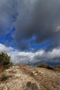 Stormy cloud in Corbieres, France