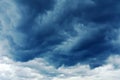 Stormy clouds Royalty Free Stock Photo