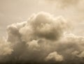 Stormy clouds background, epic rainy cloud wallpaper Royalty Free Stock Photo