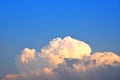 Stormy clouds on blue sky. Royalty Free Stock Photo