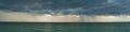 Stormy clouds panorama Royalty Free Stock Photo