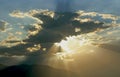 Beautiful stormy clouds, Death Valley National Park