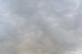 Stormy cloudy sky in shades of gray as a nature background Royalty Free Stock Photo