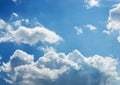 Stormy cumulus clouds Royalty Free Stock Photo