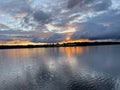 Sunset over Lough Ree