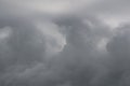 Stormy gray clouds in sky Royalty Free Stock Photo