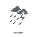 Stormy icon from Weather collection.