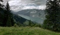 Stormy light on the Walensee, shot from Flumserberg