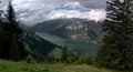 Stormy light on the Walensee, shot from Flumserberg