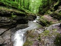 Stormy mountain river