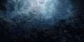 Stormy ocean depths with turbulent blue-black textures. Royalty Free Stock Photo