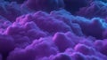 stormy purple neon cloud, blue glowing storm clouds dark, background,