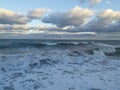 Stormy sea