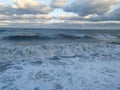 Stormy sea