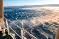 Stormy sea with strong wind Royalty Free Stock Photo