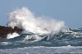 Stormy Sea and Waves Royalty Free Stock Photo