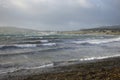 Stormy seas on the Isle of man Royalty Free Stock Photo