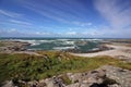 Stormy seas at Port Mor bay, Isle of Colonsay, Scotland Royalty Free Stock Photo