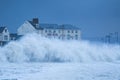 Stormy seas at Porthcawl, South Wales, UK.