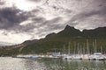 Stormy skies - Hout Bay Royalty Free Stock Photo