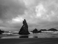 Stormy skies at the Oregon coast Royalty Free Stock Photo