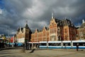 Stormy Sky above Amsterdams Central Station_Sun