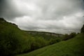 Stormy sky in the Crimean mountains.