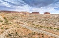 Stormy sky over Canyonlands National Park. Royalty Free Stock Photo