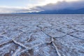 Salt Flats - Death Valley National Park Royalty Free Stock Photo