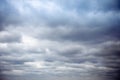 Stormy stratus clouds background Royalty Free Stock Photo