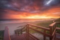 Stormy Sunrise from Mermaid Beach stairs on the Gold Coast