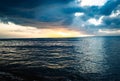 Stormy Sunrise Over Sindhu Beach in Bali