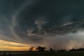 Stormy sunset on the Great Plains Royalty Free Stock Photo