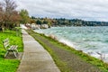 Stormy Washington Waterfront 3 Royalty Free Stock Photo
