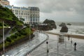 Stormy waterfront, Saint Jean de Luz, France