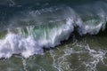Wild wave in Nazare at the Atlantic ocean coast of Centro Portugal