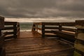 Stormy Weather at the Beach Royalty Free Stock Photo