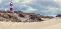 Stormy Weather - Lighthouse on the island Sylt Royalty Free Stock Photo